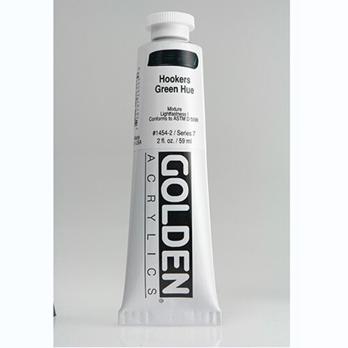 Golden, Heavy Body, Acrylic, Paint, 2oz, Hookers Green Hue